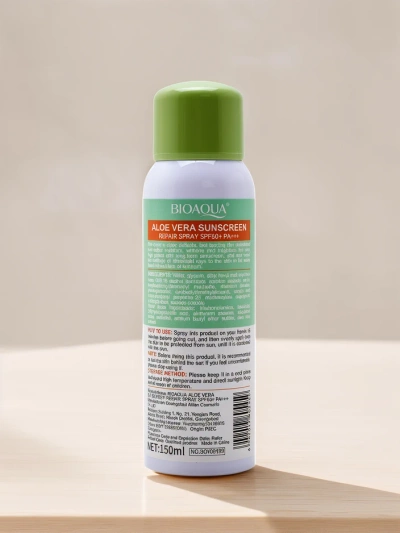 Bioaqua saulės spindulių purškiklis su alijošiumi 60 SPF 150ml