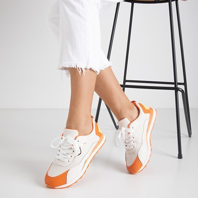 Pomarańczowo-beżowe buty sportowe Mavena - Obuwie