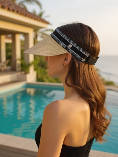Royalfashion Соломенный козырёк Sunny Weave