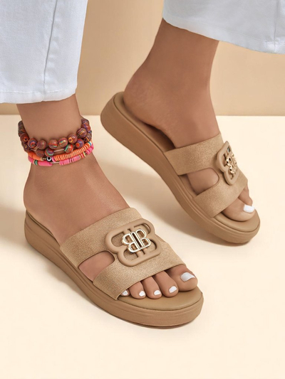 Royalfashion Женские шлепанцы на плоской подошве ChicStep