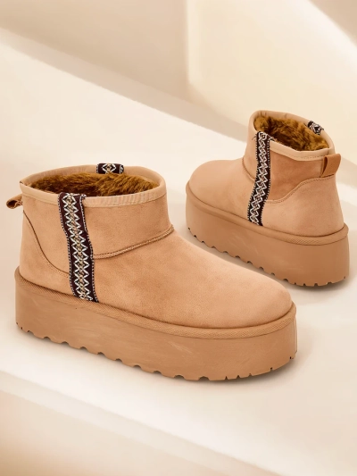 Женские короткие зимние сапоги Royalfashion Haluzi