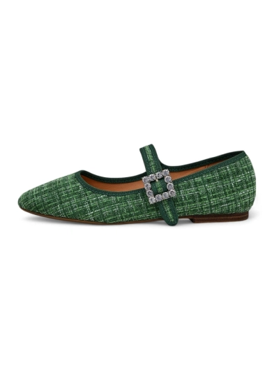 Женские ballet flats Royalfashion в клетку с пряжкой и ремешком Riffos