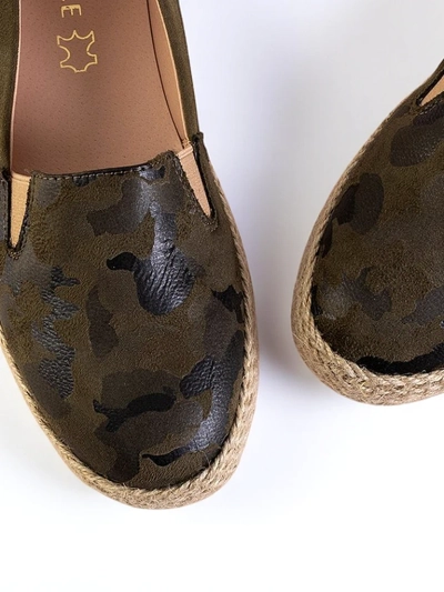 Žalios moteriškos espadrilės „Nuhente camo“ - Avalynė