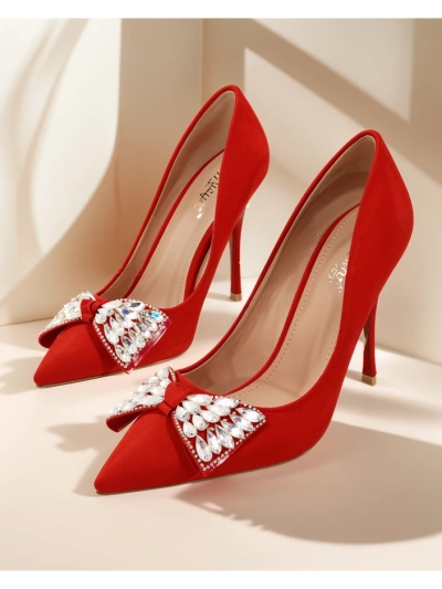 Royalfashion Женские туфли на шпильках с бантом Cocarte