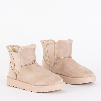 Smėlio spalvos moteriški sniego batai Gavi - Avalynė