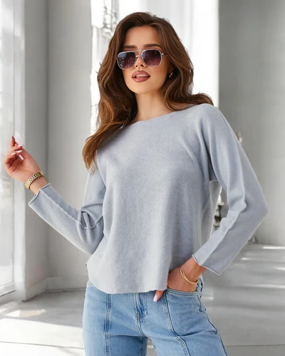 Royalfashion Вискозный тонкий женский свитер