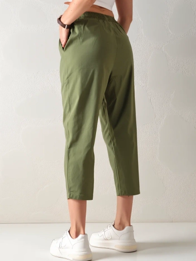 Royalfashion Прямые женские тканевые брюки 7/8