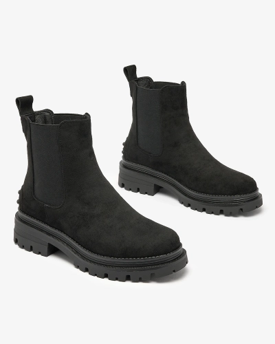 Royalfashion Черные женские утепленные ботинки Comfy Walk