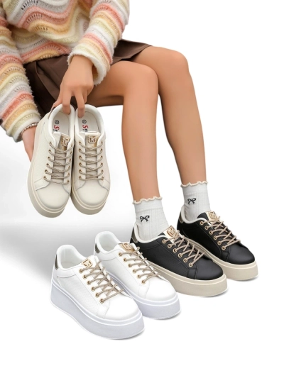 Royalfashion Moteriški sportiniai batai su dekoratyvinėmis raištelėmis Eone