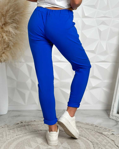 Royalfashion Женские брюки из ткани с надписью