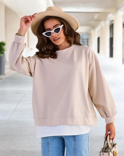 Royalfashion Женская тонкая толстовка из хлопка