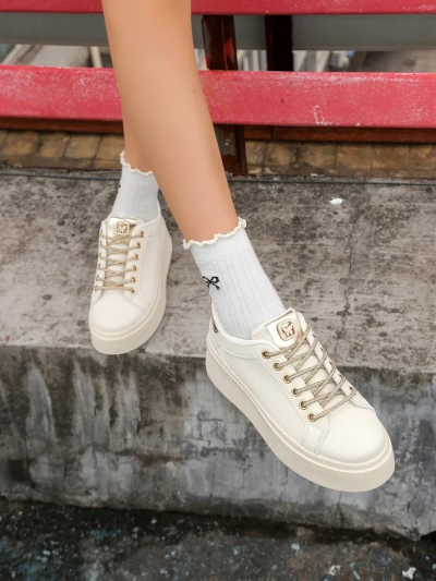 Royalfashion Moteriški sportiniai batai su dekoratyvinėmis raištelėmis Eone