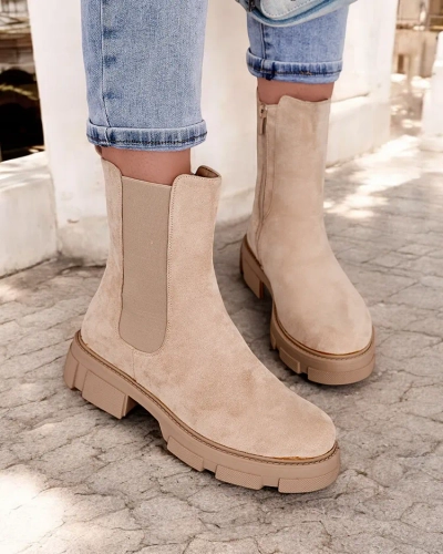 Женские ботильоны из экозамши Royalfashion Posinos