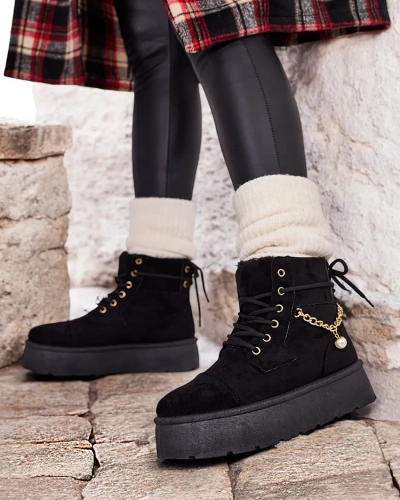 Royalfashion Женские ботинки на шнуровке Woruces