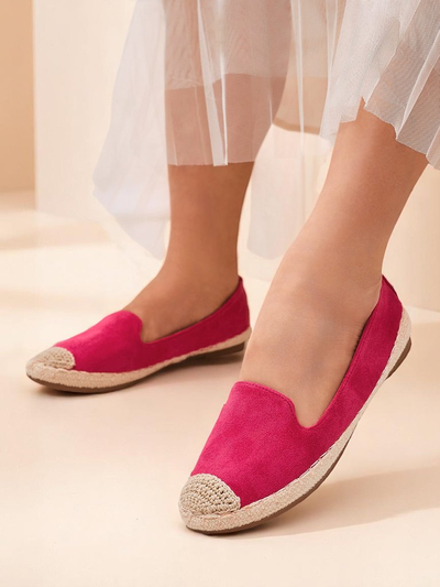 Royalfashion moteriškos espadrilės iš eko zomšos Bombei