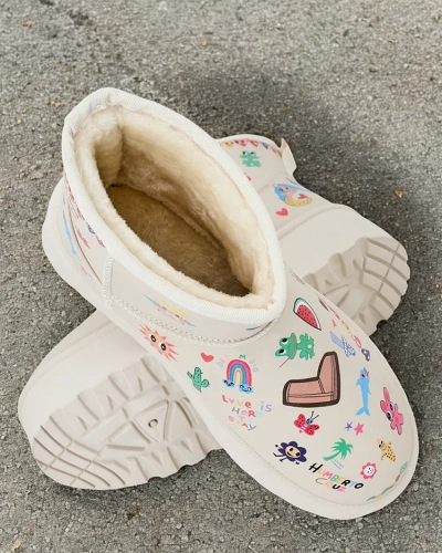 Karališkos mados Trumpos moteriškos snieglės su Hanaga lipdukais