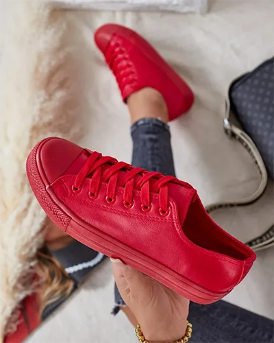 Royalfashion Moteriški ekologiškos odos sportbačiai Navette