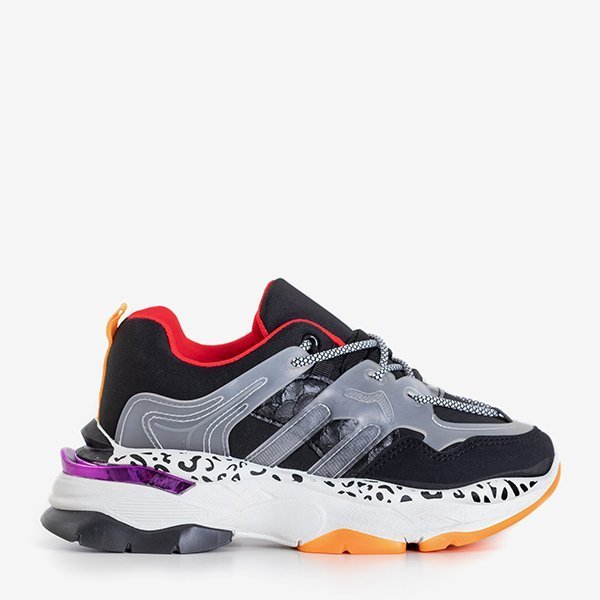 Женские черные спортивные туфли на толстой подошве Gorew - Обувь