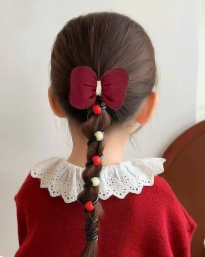 Royalfashion Plaukų gumelė su kaspinu Juostelės gumelė