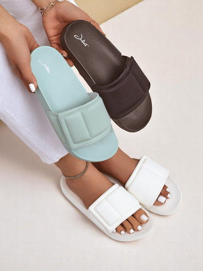 Royalfashion Женские шлепанцы на плоской подошве FlexiWalk