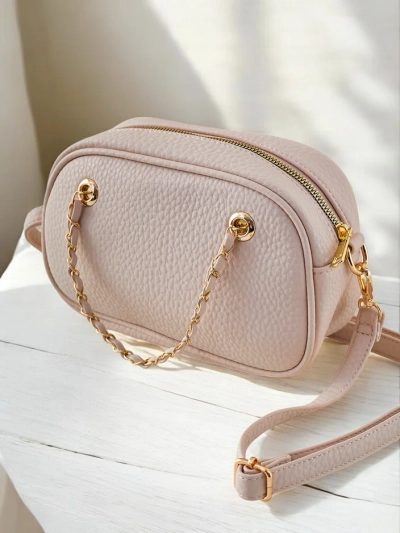 Royalfashion Oval mažas moteriškas krepšys, pagamintas iš ekoleather