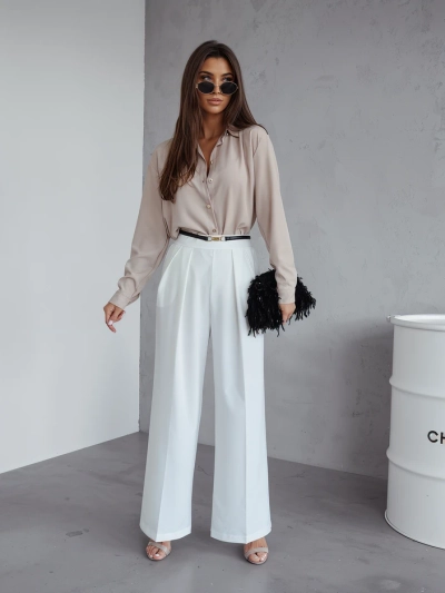 Royalfashion Широкие женские брюки с стрелками