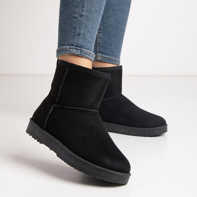 Черные женские зимние ботинки на платформе Nimasa - Обувь