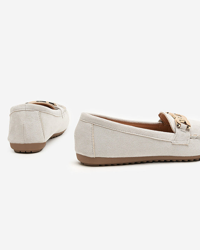 OUTLET Ekologinė zomša, pilka Viatu mokasinai - Avalynė