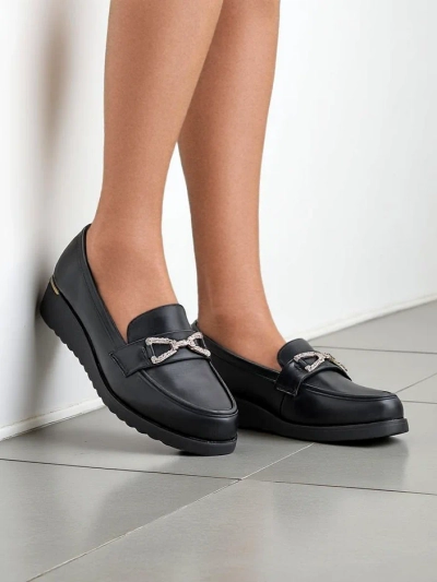 Royalfashion moteriški mokasinai ant žemo kulno Leffo