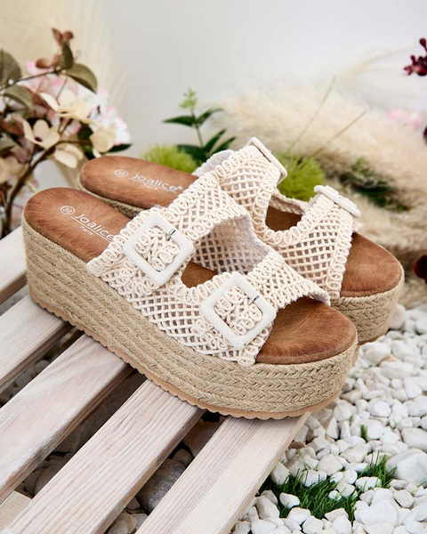 Royalfashion Женские шлепанцы на платформе Olcana