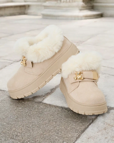 Royalfashion Женские короткие сапоги a'la snow boots Dobis