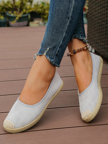 Royalfashion Moteriški ekologiško zomšos espadrilės Aroles
