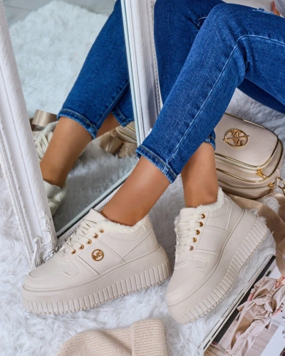 Royalfashion Утепленные женские кроссовки с мехом Rozit