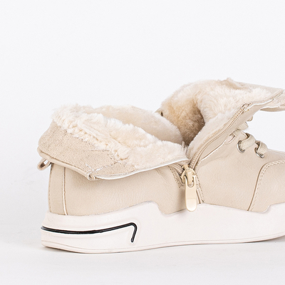 Детские спортивные ботинки в бежевом цвете Imiri