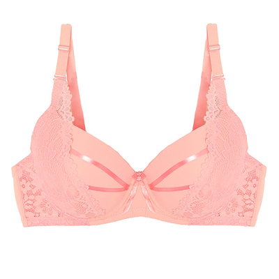 Розовый бюстгальтер на подкладке - Нижнее белье