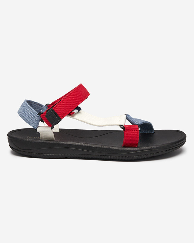 Sandały Damskie Aurora Wielokolorowe Syntetyczne na Lato