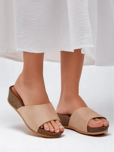 Royalfashion moteriški sandalai ant žemo platformos Maderas