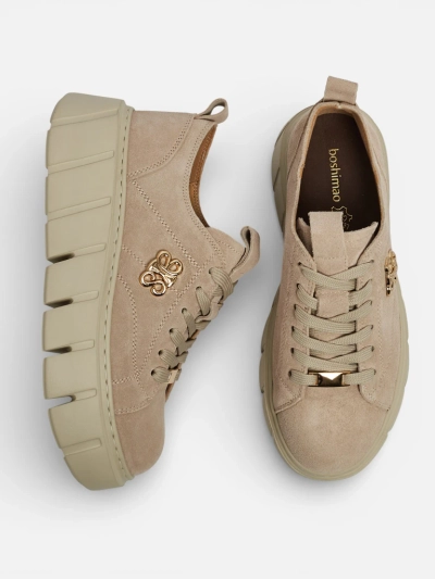 Sportiniai moteriški sportbačiai iš natūralios odos Renos