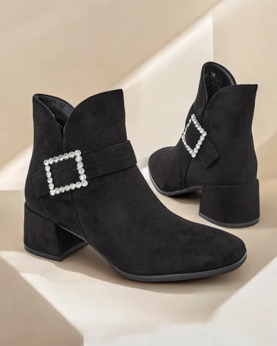 Женские ботильоны с низким каблуком Royalfashion Vetti