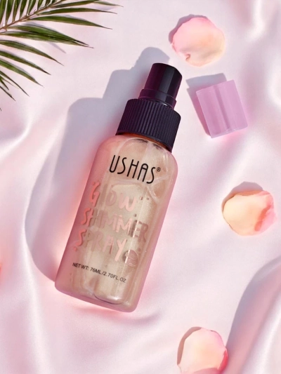 Švytintis veido ir kūno purškiklis su blizgučiais Glow Shimmer Spray Galaxy Princess