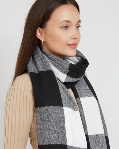 Karališkoji mada Moterų šviesios languotos skaros