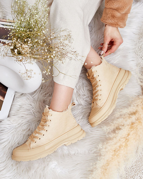 Royalfashion Moteriški apšiltinti sportiniai bateliai a'la kedai Benvilo