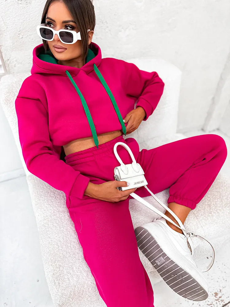 Royalfashion Хлопковый женский комплект толстовок