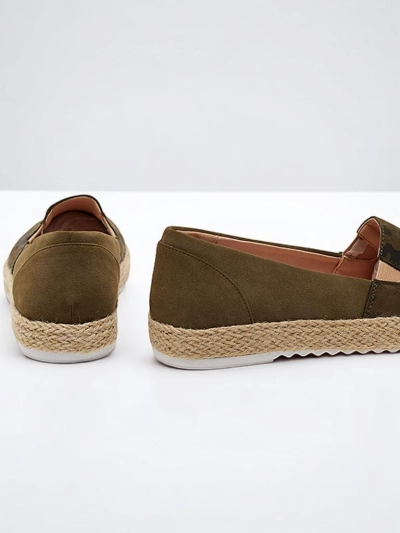 Žalios moteriškos espadrilės „Nuhente camo“ - Avalynė