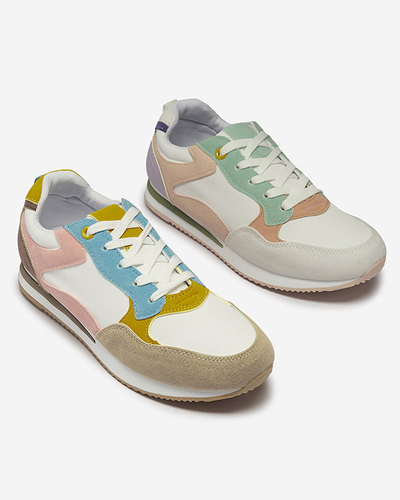 OUTLET Moteriški spalvingi sportiniai bateliai su raišteliais Semdik - Avalynė