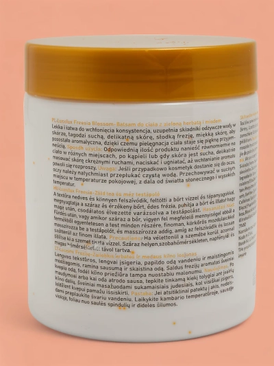 Luxelux FREESIA BLOSSOM Kūno balzamas su žaliaja arbata ir medumi 250 ml