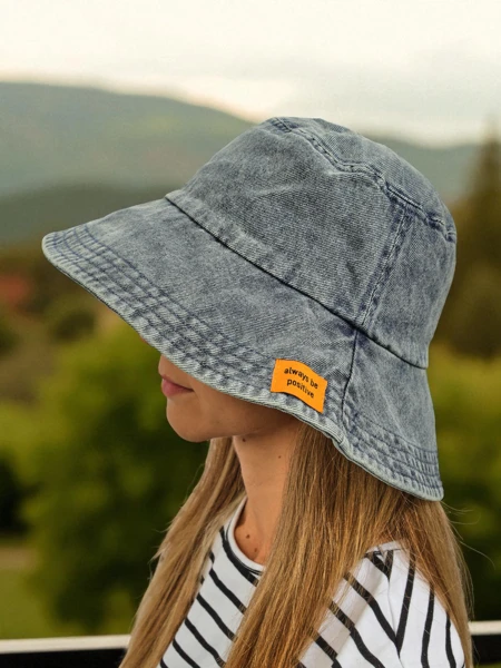Женская шляпа Athena Denim Look bucket hat из полиэстера, удобная