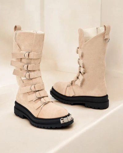 Женские высокие сапоги Royalfashion Edi