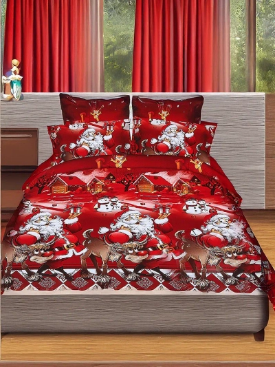 Royalfashion Рождественский комплект постельного белья 160x200 полный 3-ЧАСТИ