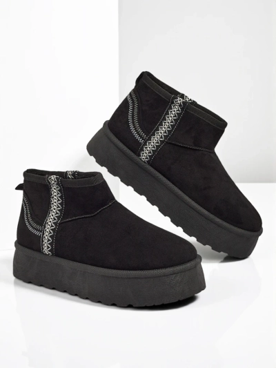 Короткие женские ботинки a'la снегоходы Pravel